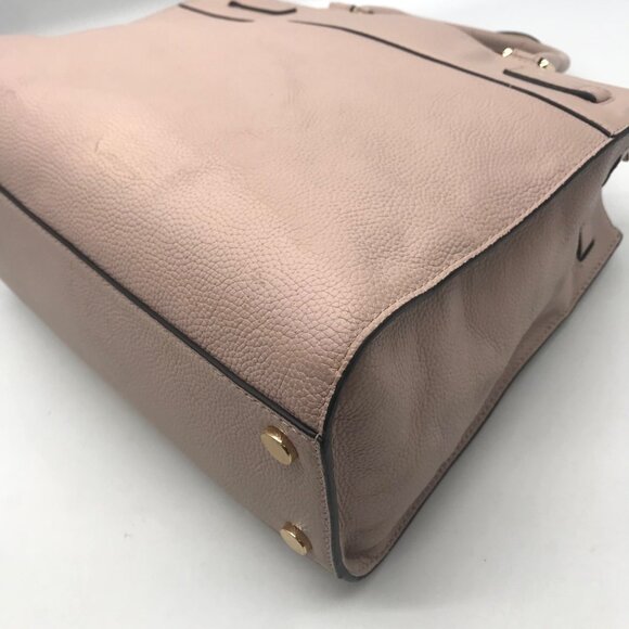 Michael Kors Reagan Soft Pink Leather Satchel - Picture 6 of 11